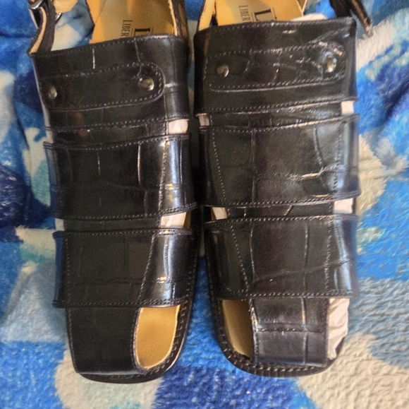 LIBERTYZANO MENS CLOSED TOE SANDALS 11 BLACK - Picture 13 of 13